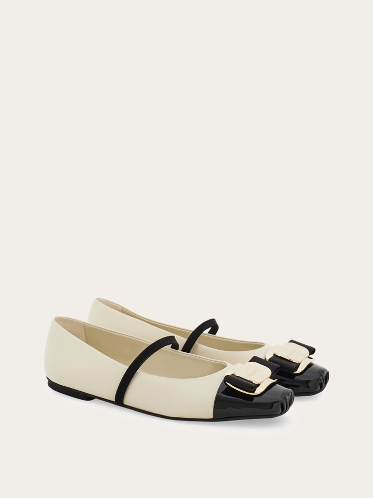 New Vara plate bicolor ballet flat - Image 1